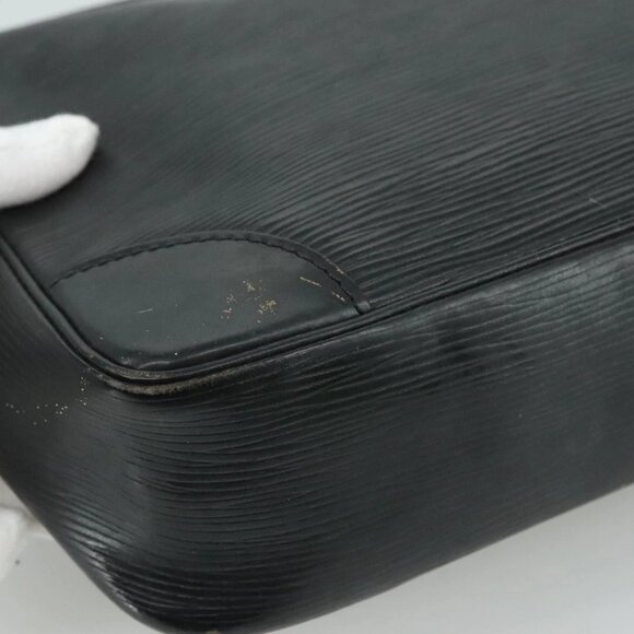 LOUIS VUITTON Epi Trocadero 27 Shoulder Bag Black M52312 LV Auth 107062 - Picture 5 of 16